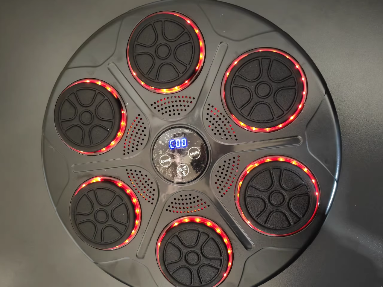 Music Boxing Machine with RGB Lights – Smart Interactive Home Fitness System